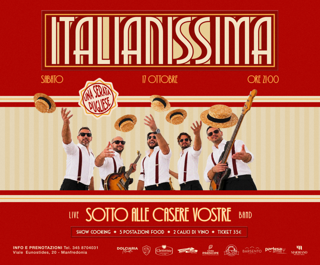 al maiorano boutique hotel torna italianissima un viaggio culinario che parte dal cuore della puglia da Ilsipontino.net al maiorano boutique hotel torna italianissima un viaggio culinario che parte dal cuore della puglia