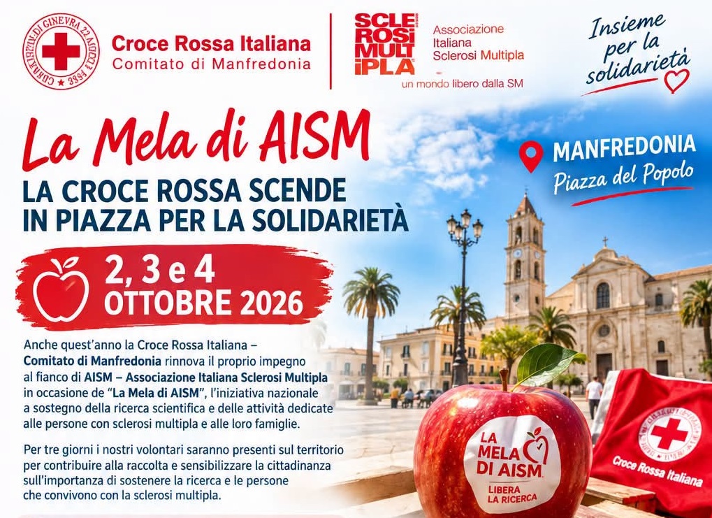 la mela di aism anche a manfredonia san giovanni rotondo e vieste da Ilsipontino.net la mela di aism anche a manfredonia san giovanni rotondo e vieste